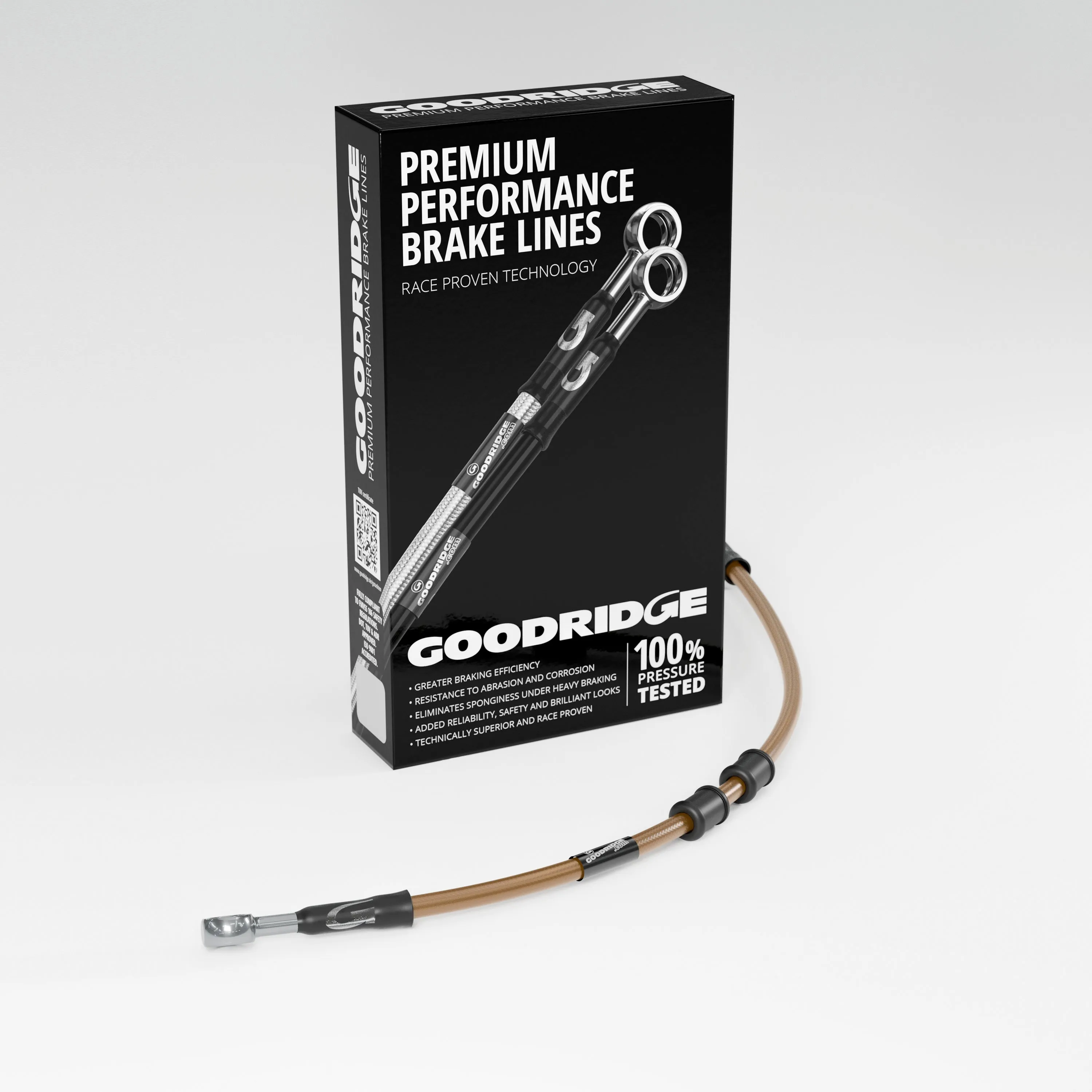 PERFORMANCE BRAKE HOSE KIT FOR PIAGGIO ZIP 50 KAT 97-03