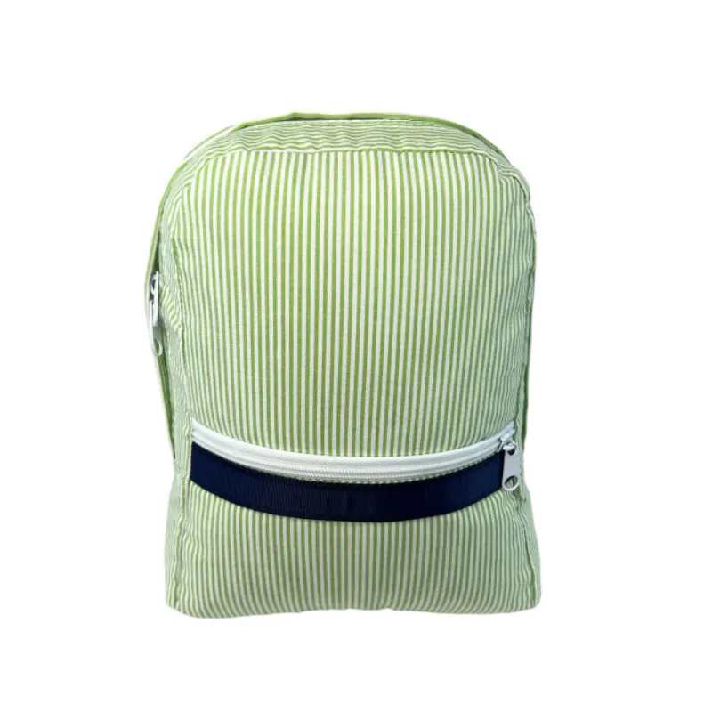 Personalized Seersucker Grasshopper Small Backpack