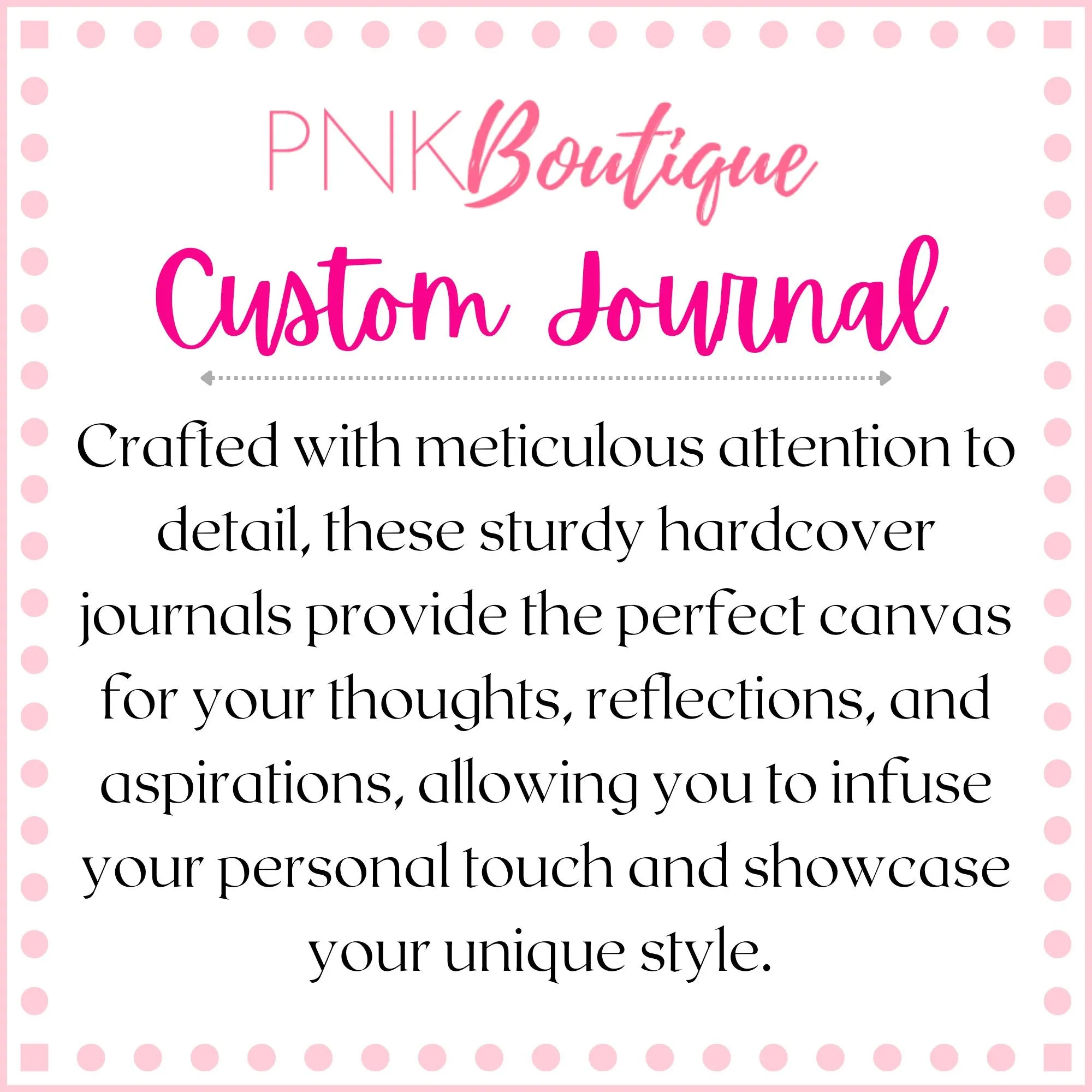 Personalized The Links Inc. Hardcover Journal Matte