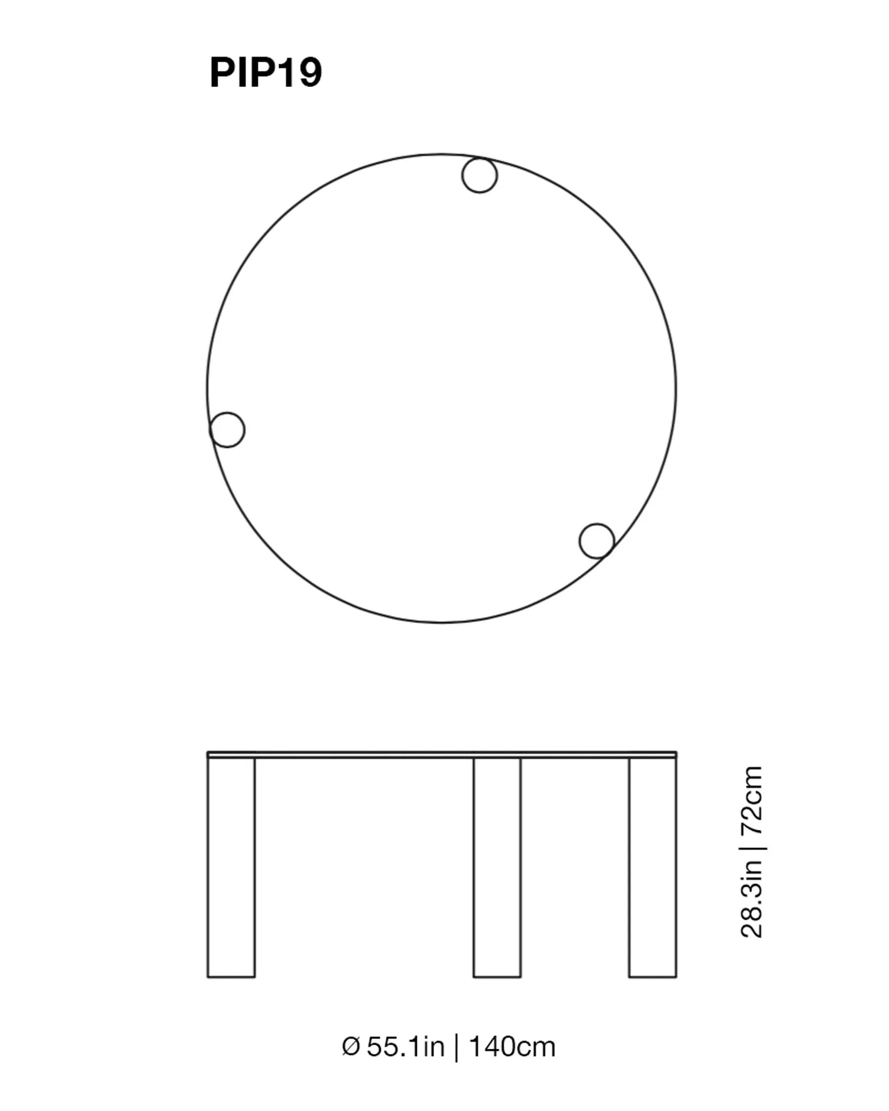 Pipeline High Glass Table