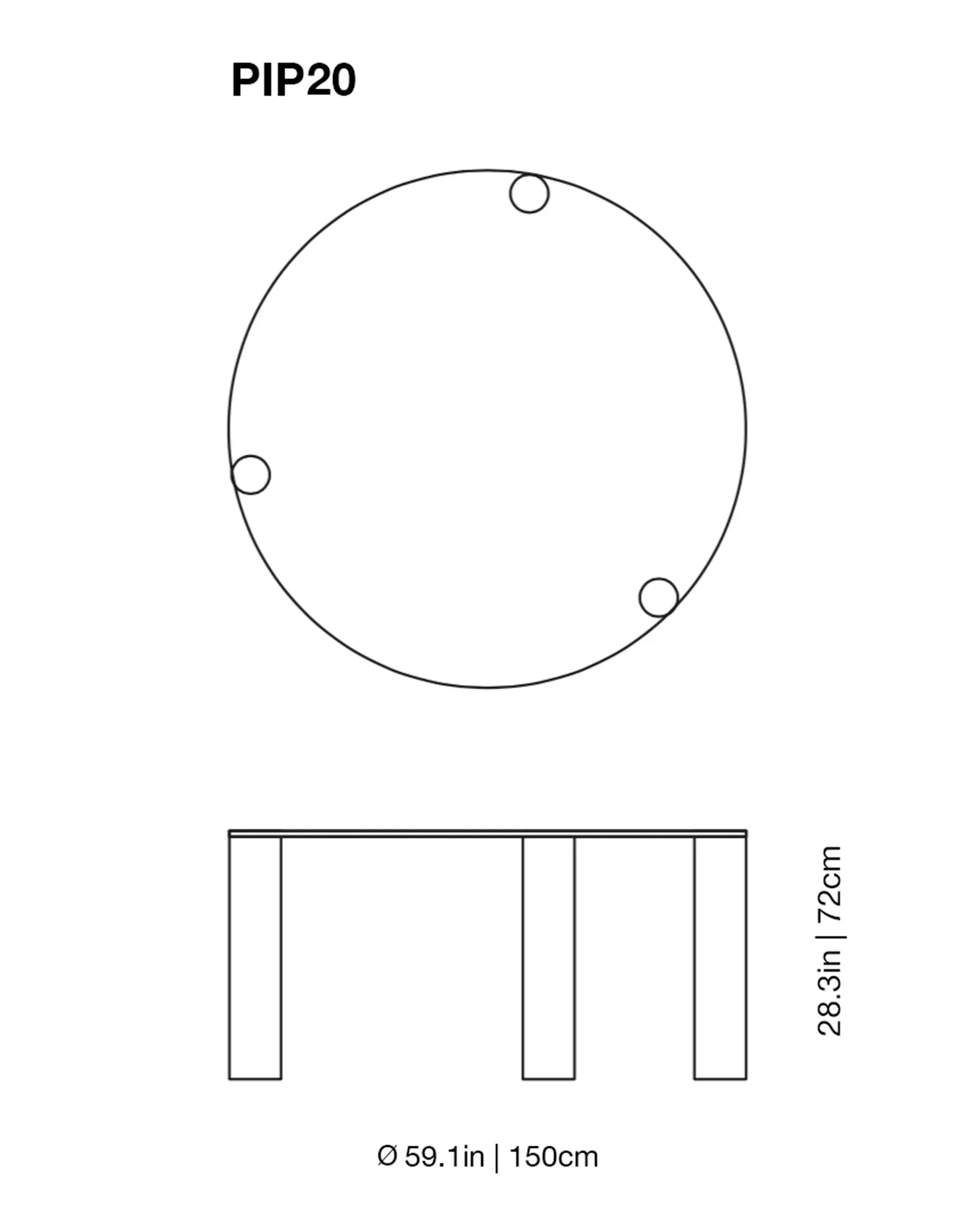 Pipeline High Glass Table