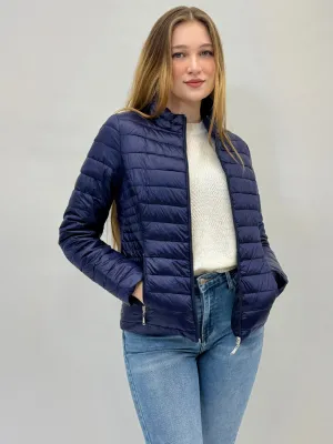 Piumino con zip