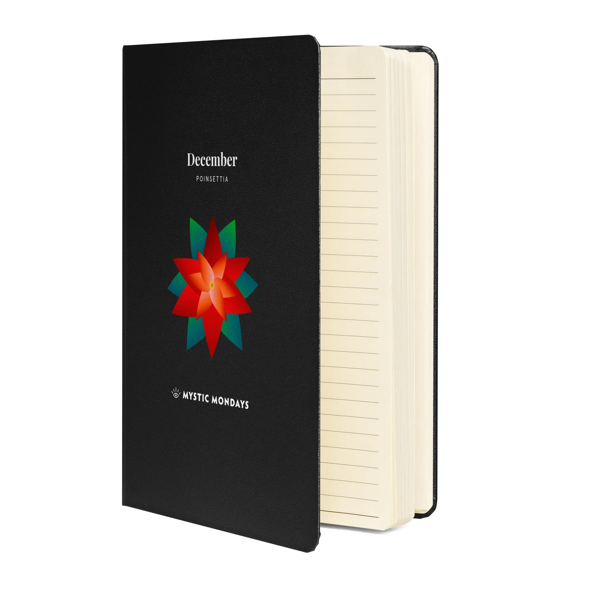 Poinsettia Hardcover Journal