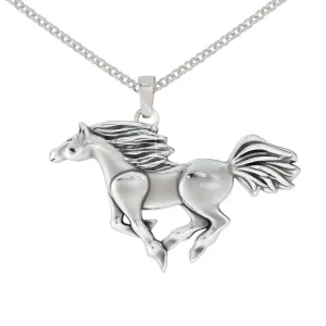 Polished Horse Pendant