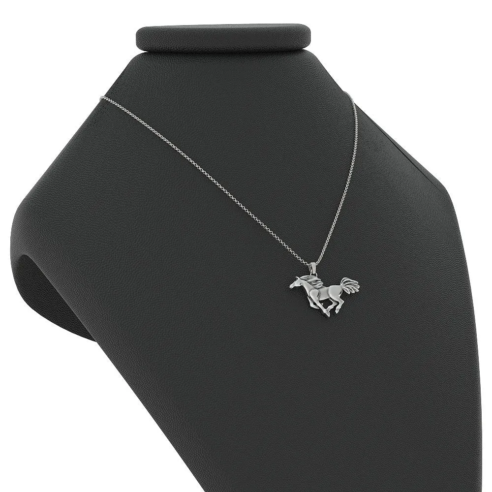 Polished Horse Pendant