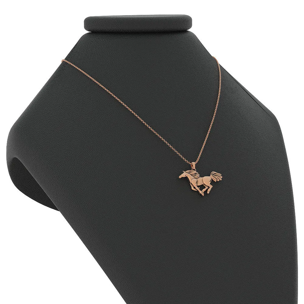 Polished Horse Pendant