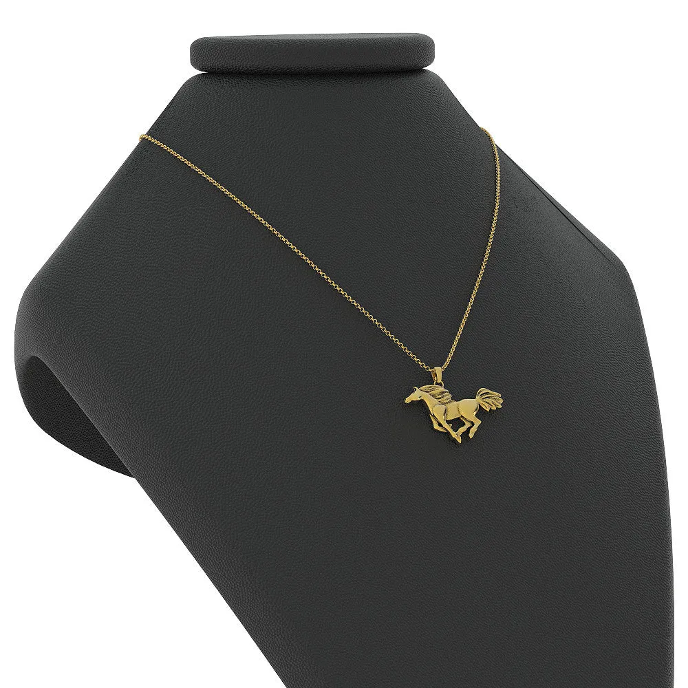Polished Horse Pendant
