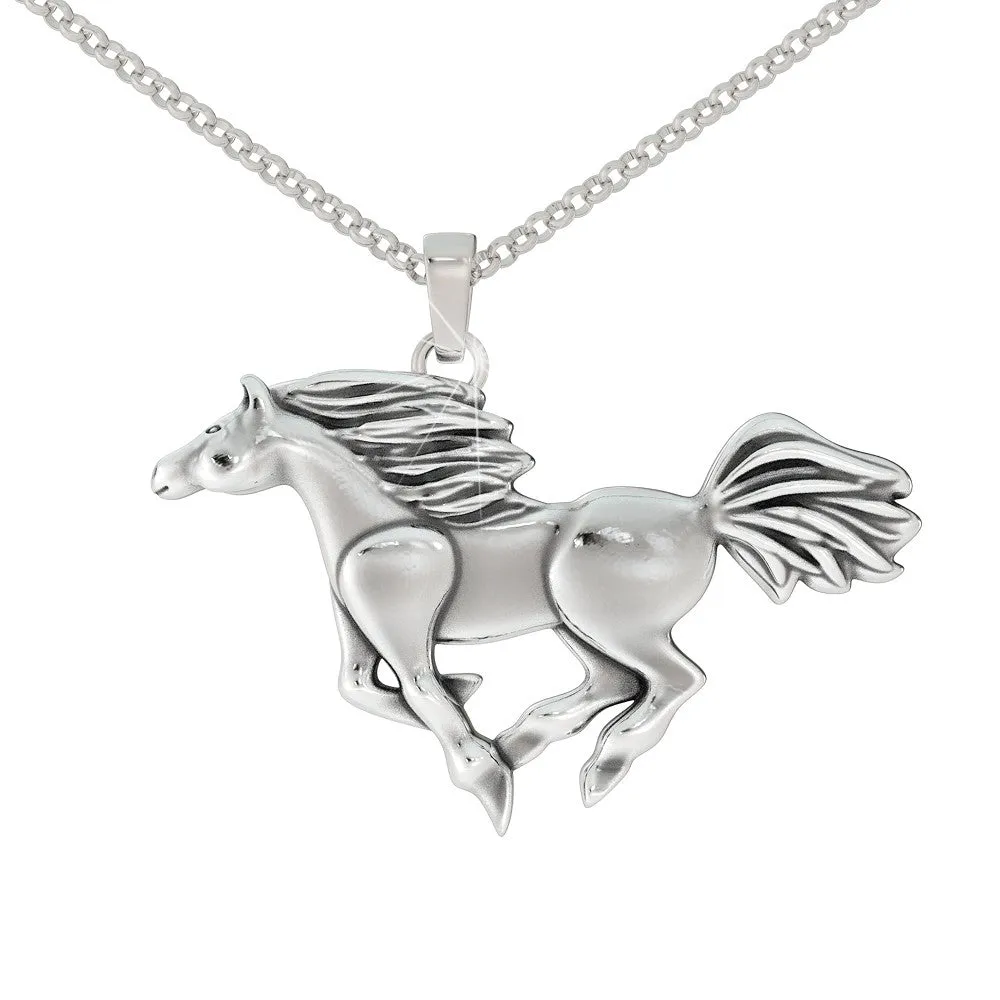 Polished Horse Pendant