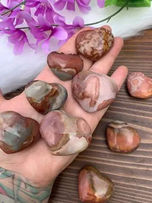 Polychrome Jasper mini heart