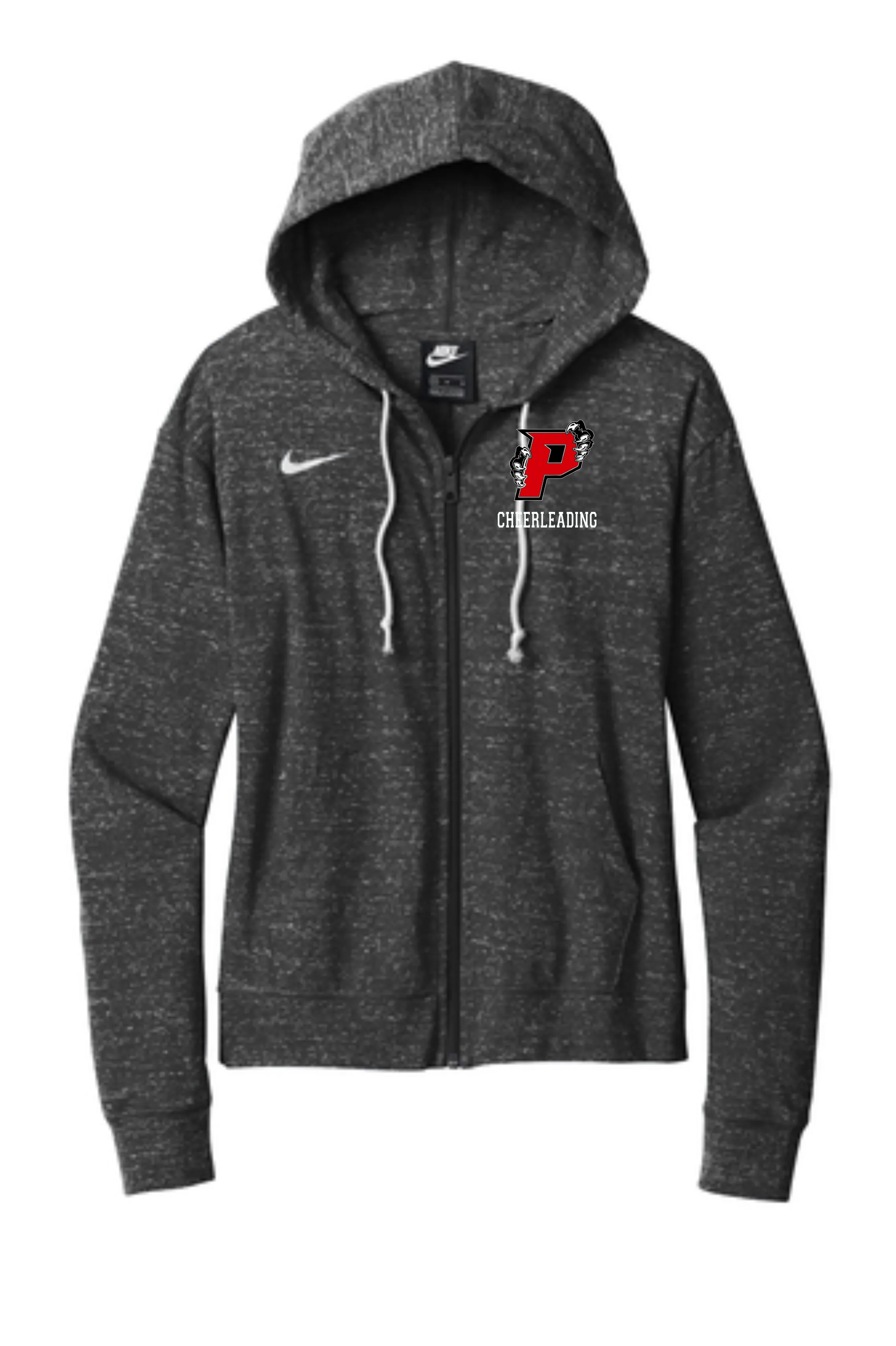 Pomperaug Cheer Nike Ladies Gym Vintage Full-Zip Hoodie