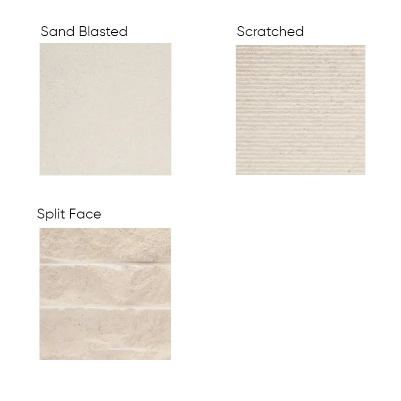 PORTOBELLO Limestone Brushed Tile