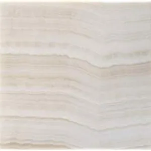 Premium White Onyx VEIN-CUT 12 X 12 Polished Tile - Box of 5 sq. ft.