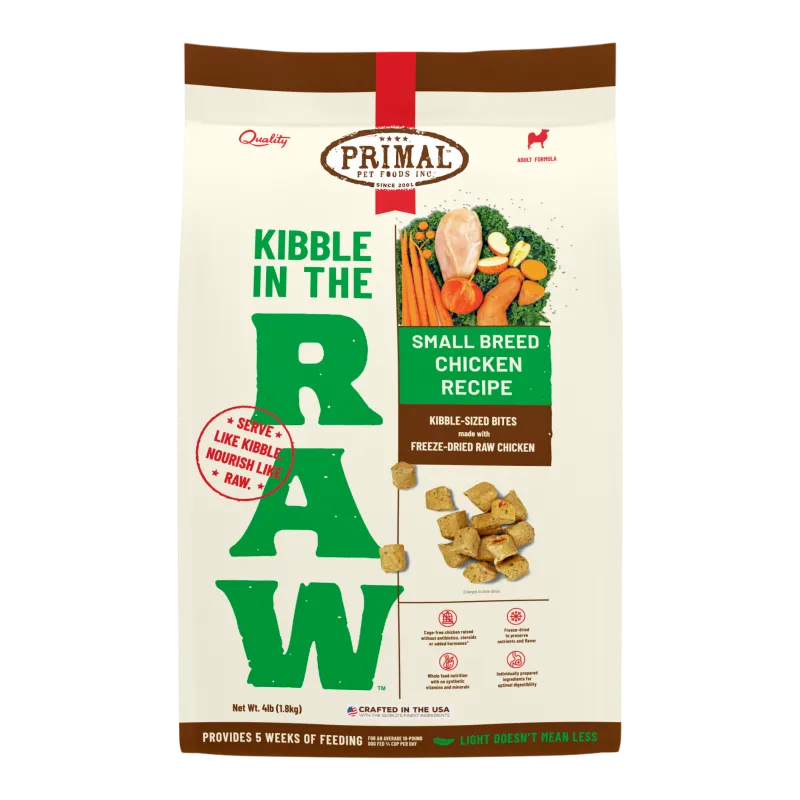PRIMAL- Canine - Kibble in the Raw - Chicken - Small Breed