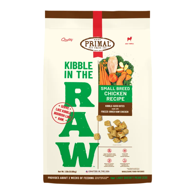 PRIMAL- Canine - Kibble in the Raw - Chicken - Small Breed