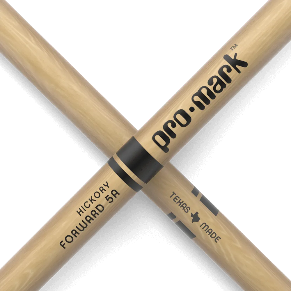 ProMark (TX5AW) Classic Forward 5A Hickory Drumstick - Oval Wood Tip