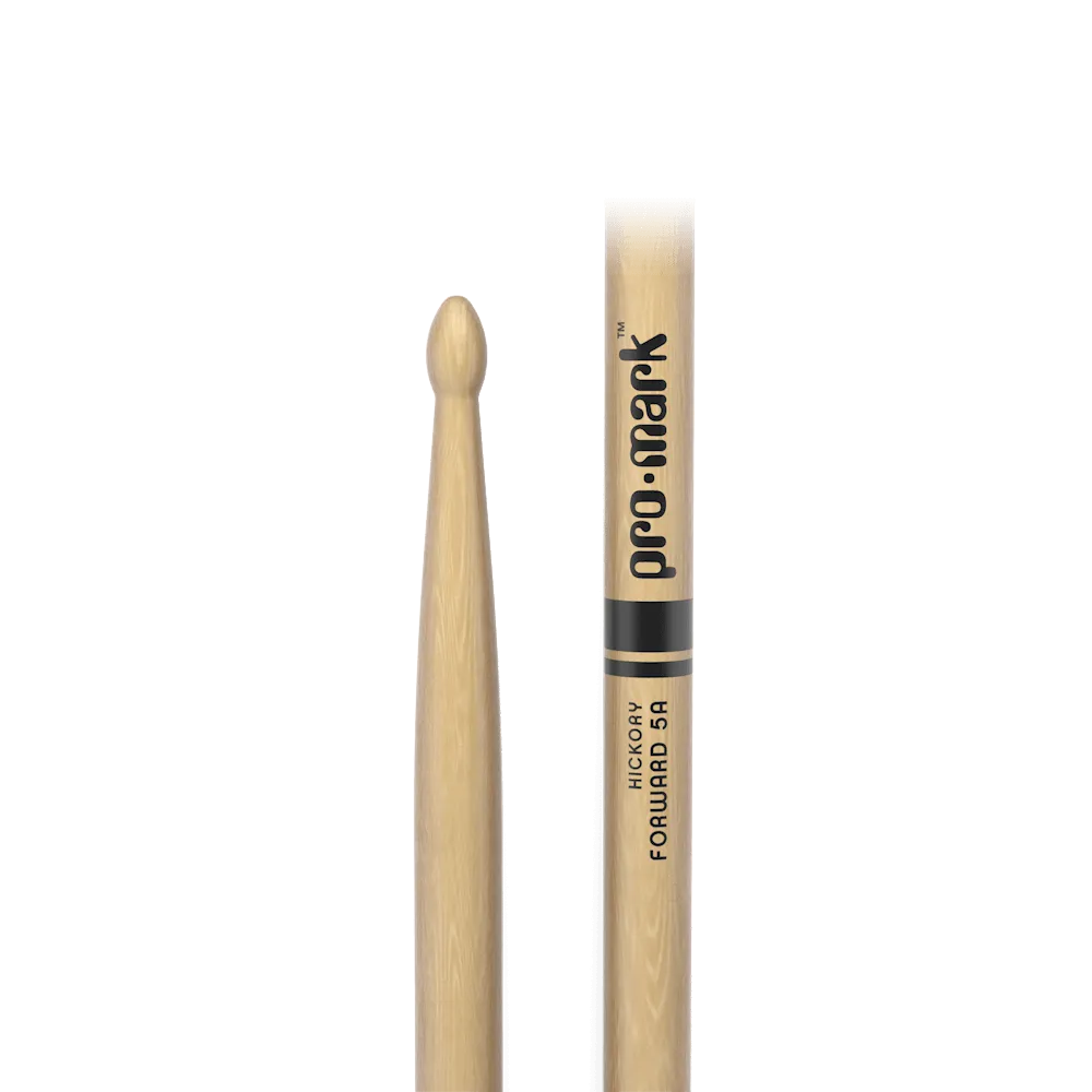 ProMark (TX5AW) Classic Forward 5A Hickory Drumstick - Oval Wood Tip