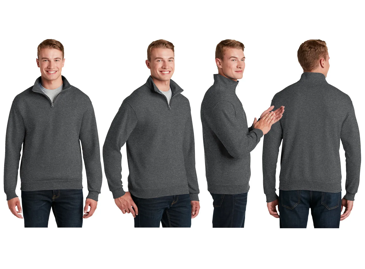 Psi Upsilon Quarter Zip - Letters
