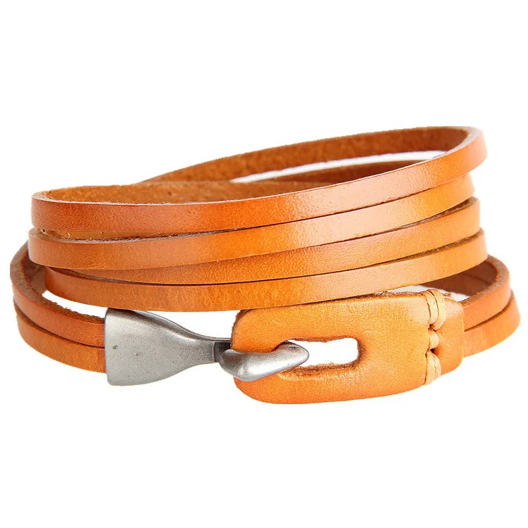 Pulseira Retro de Couro