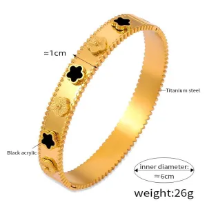 Pulseira Retro em Aço Titânio