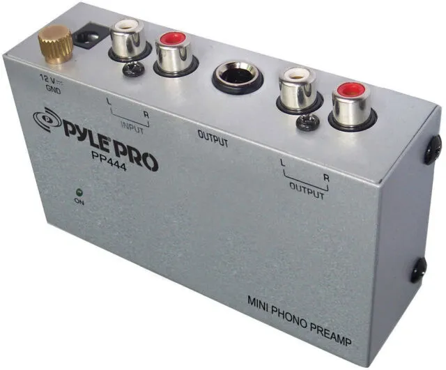 Pyle PP444 Ultra-Compact Phono Turntable Preamp