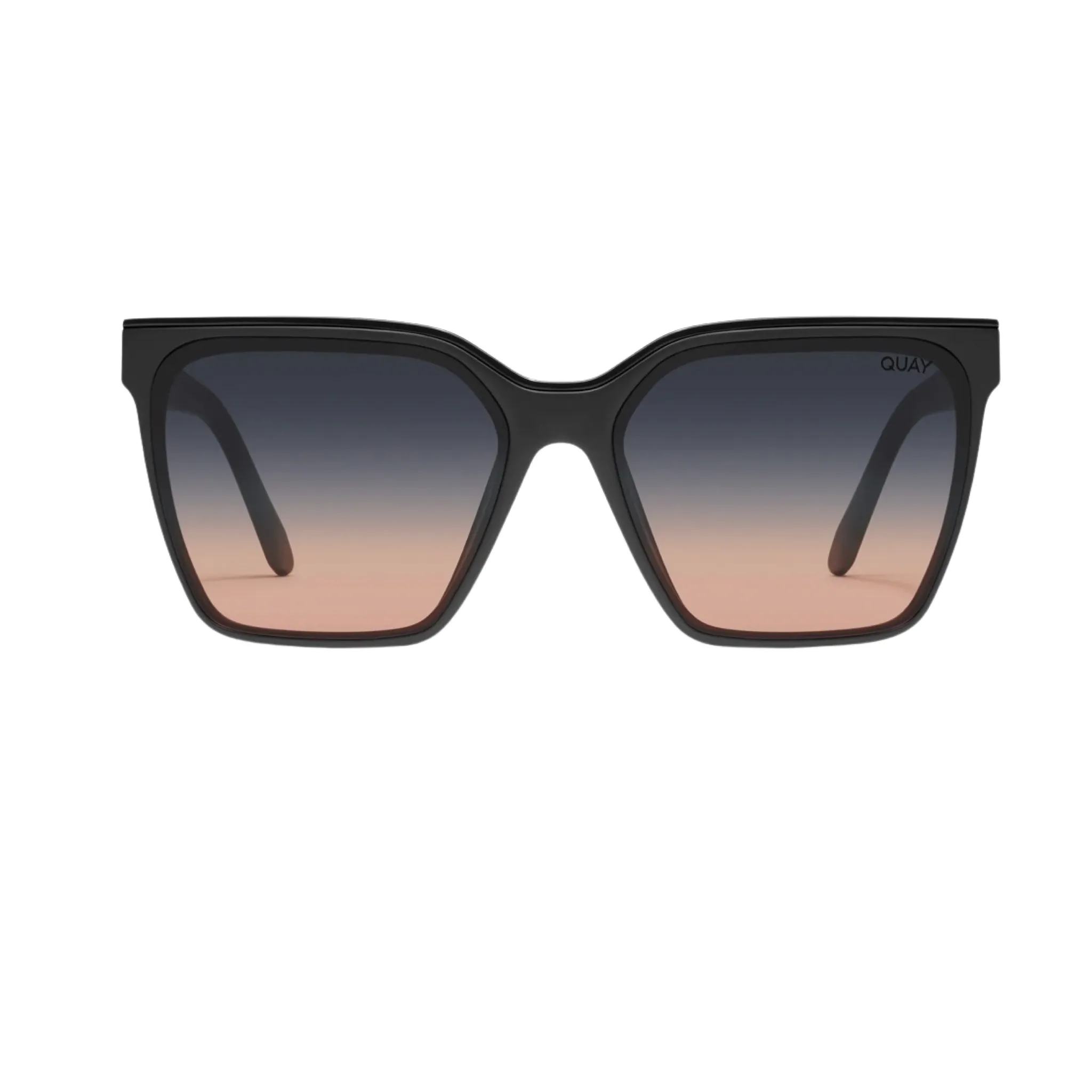 QUAY New Matte Black/Fade Coral NWOT