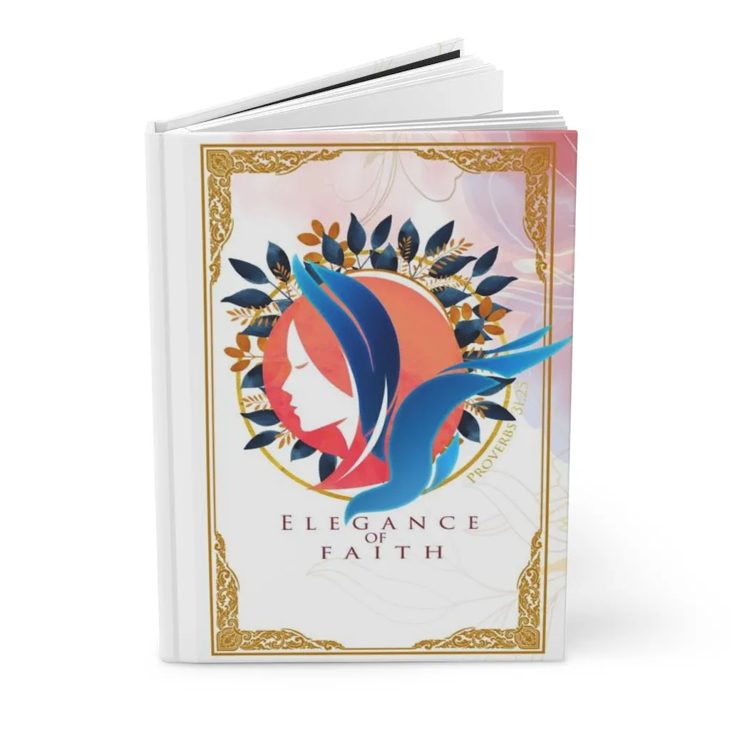 "Elegance of Faith Pink"  Hardcover Journal