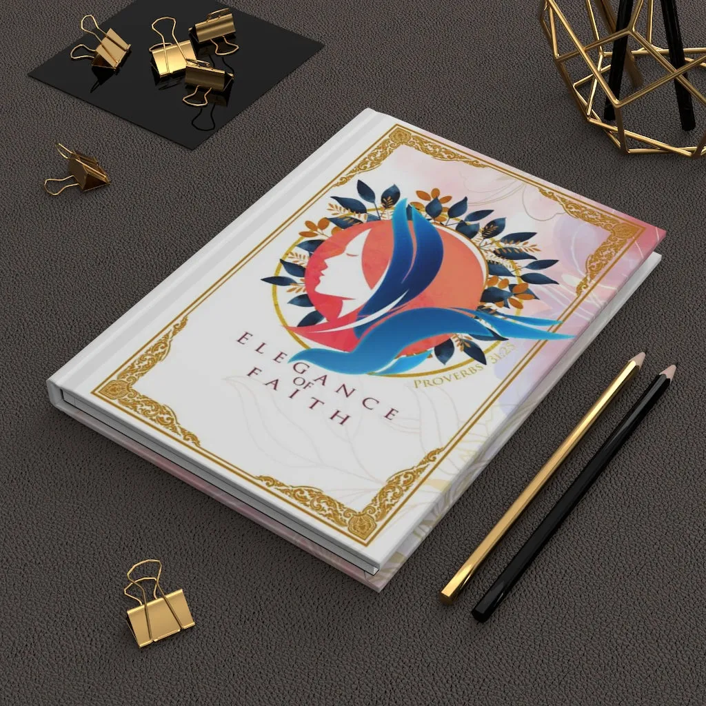 "Elegance of Faith Pink"  Hardcover Journal