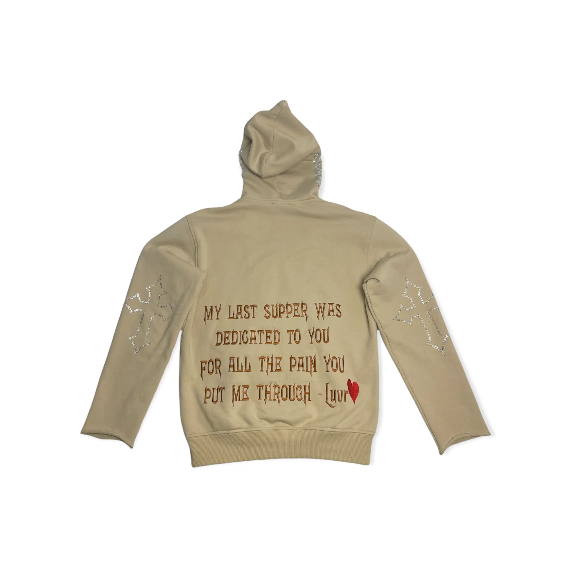 "LAST SUPPER" FULL ZIP UP HOODIE