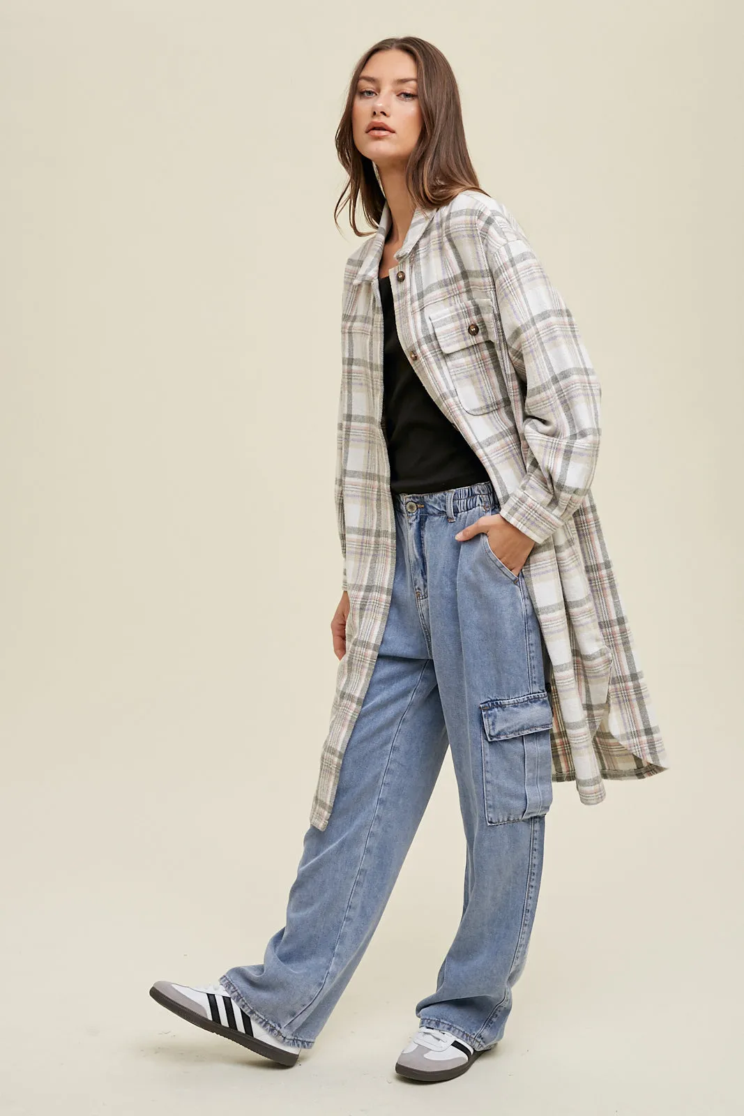 Rachel Flannel - Tan