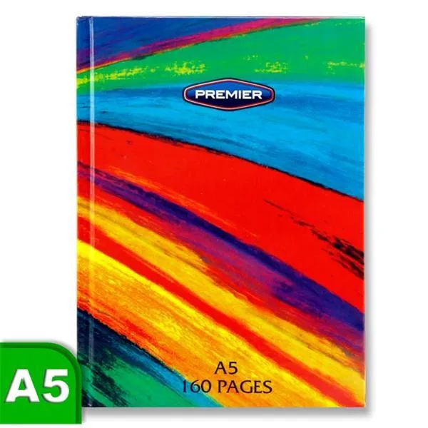 Rainbow A5 160pg Hardcover Notebook