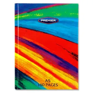 Rainbow A5 160pg Hardcover Notebook