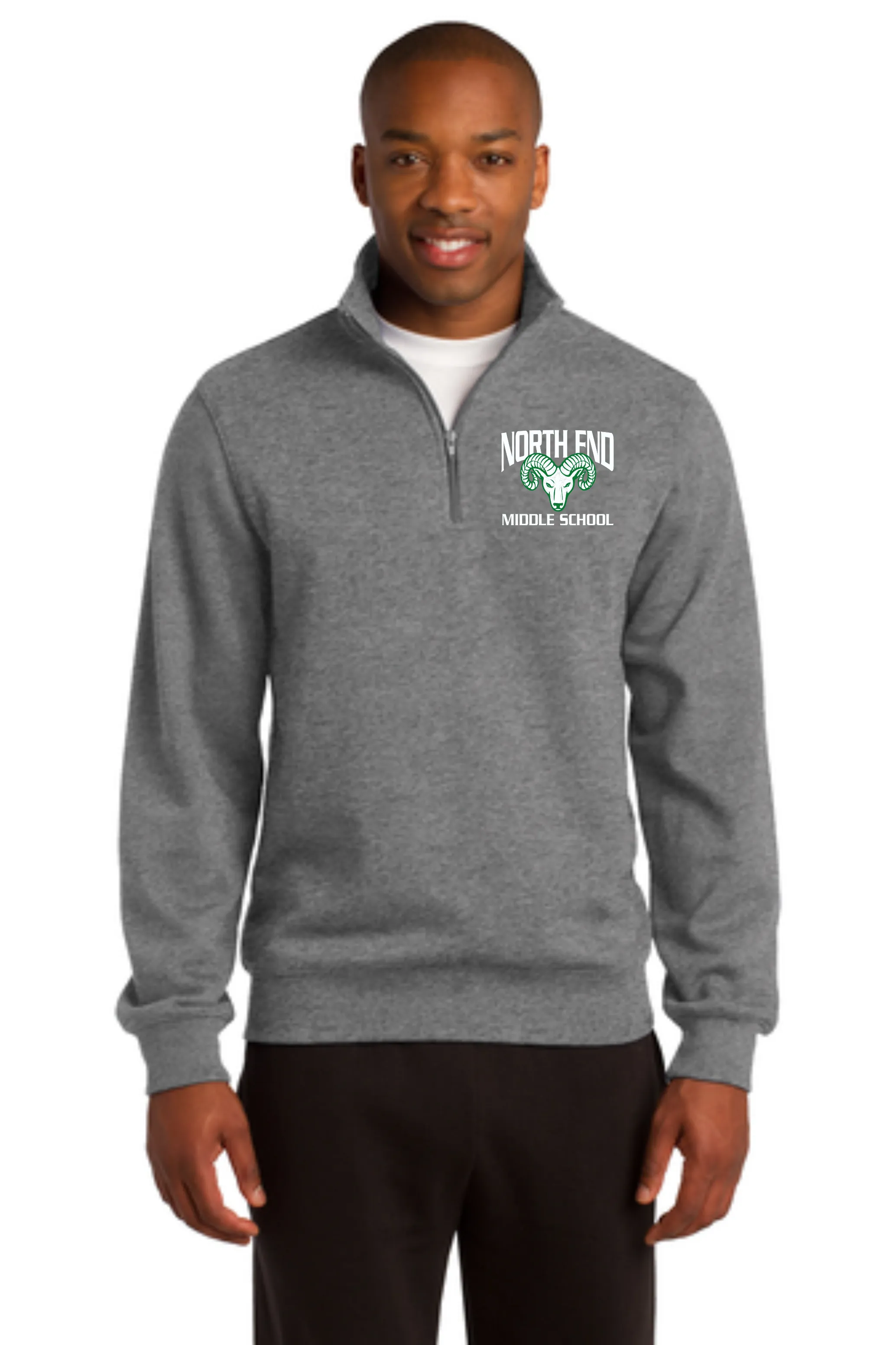 RAMS 1/4 Zip Sweatshirt