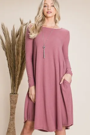 REB111 - BRUSHED DRESS