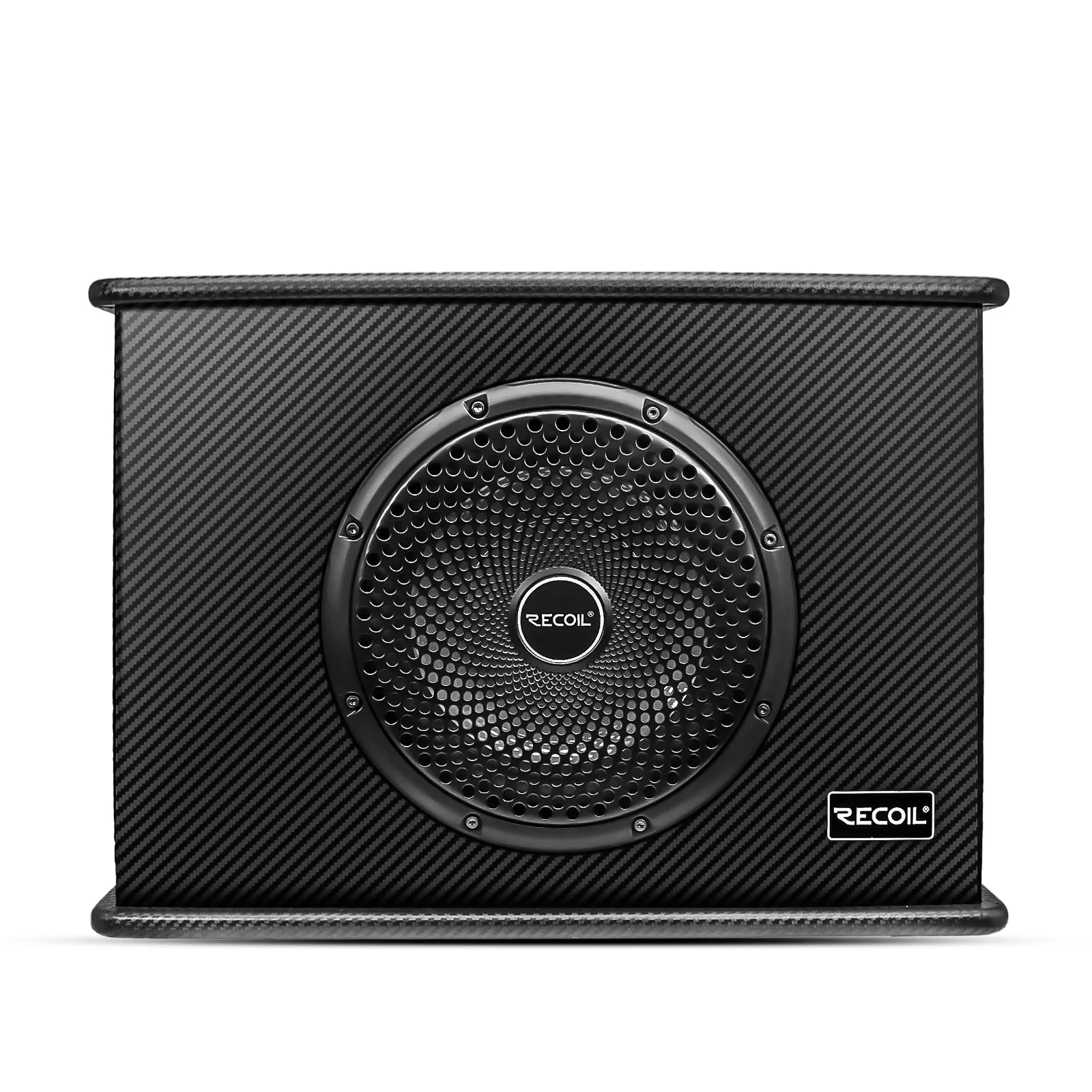 Recoil SWS12 Slim Active Ported Subwoofer 12" 600W with Wiring Kits