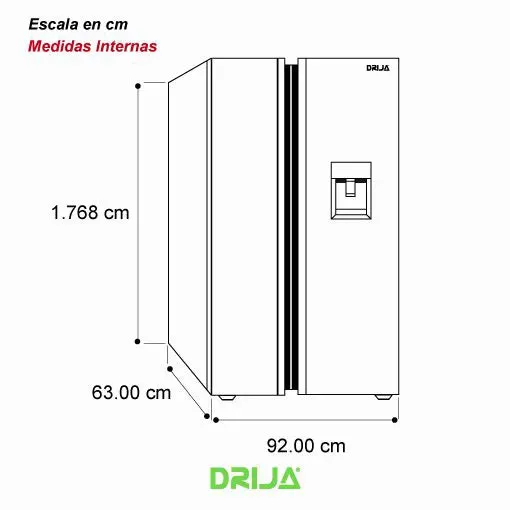 Refrigerador Inox 435L