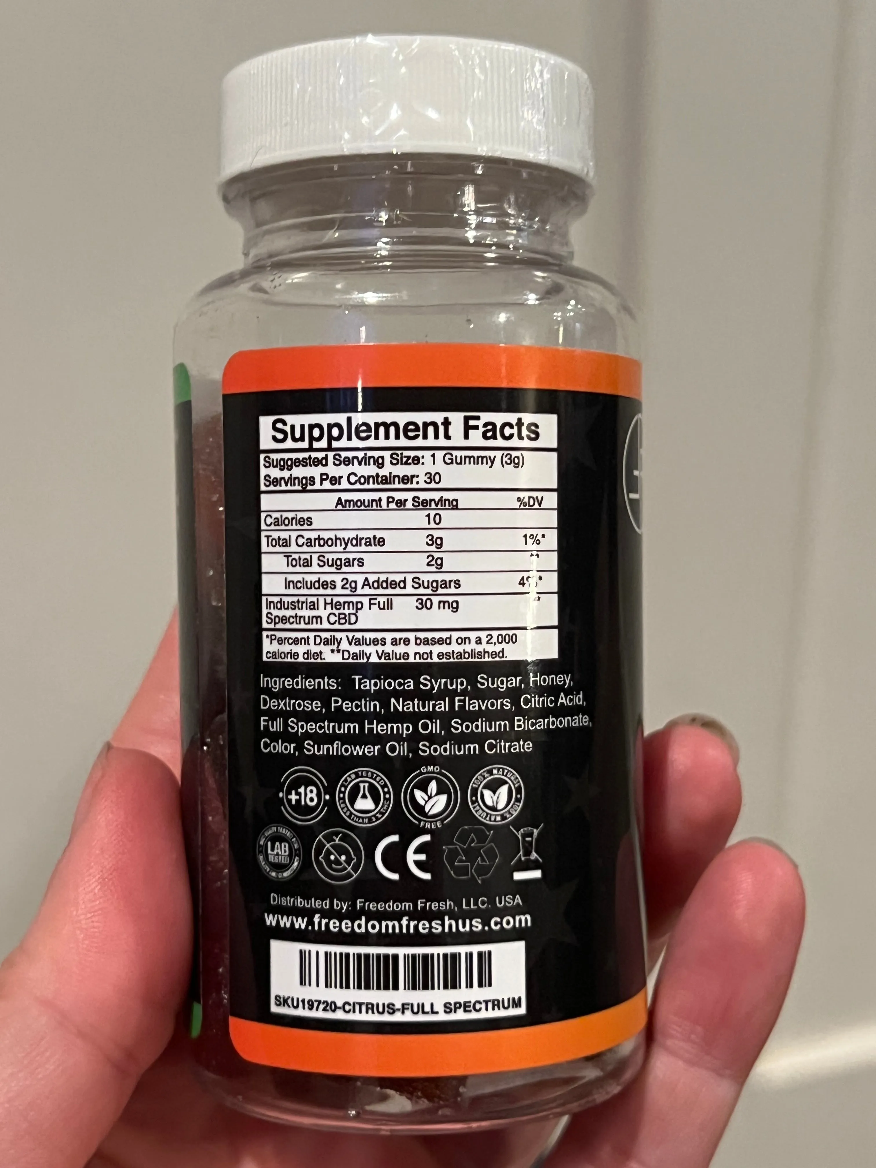 RELIEF- C.B.D Pain Relief Full Spectrum Gummies 900mg • Berry