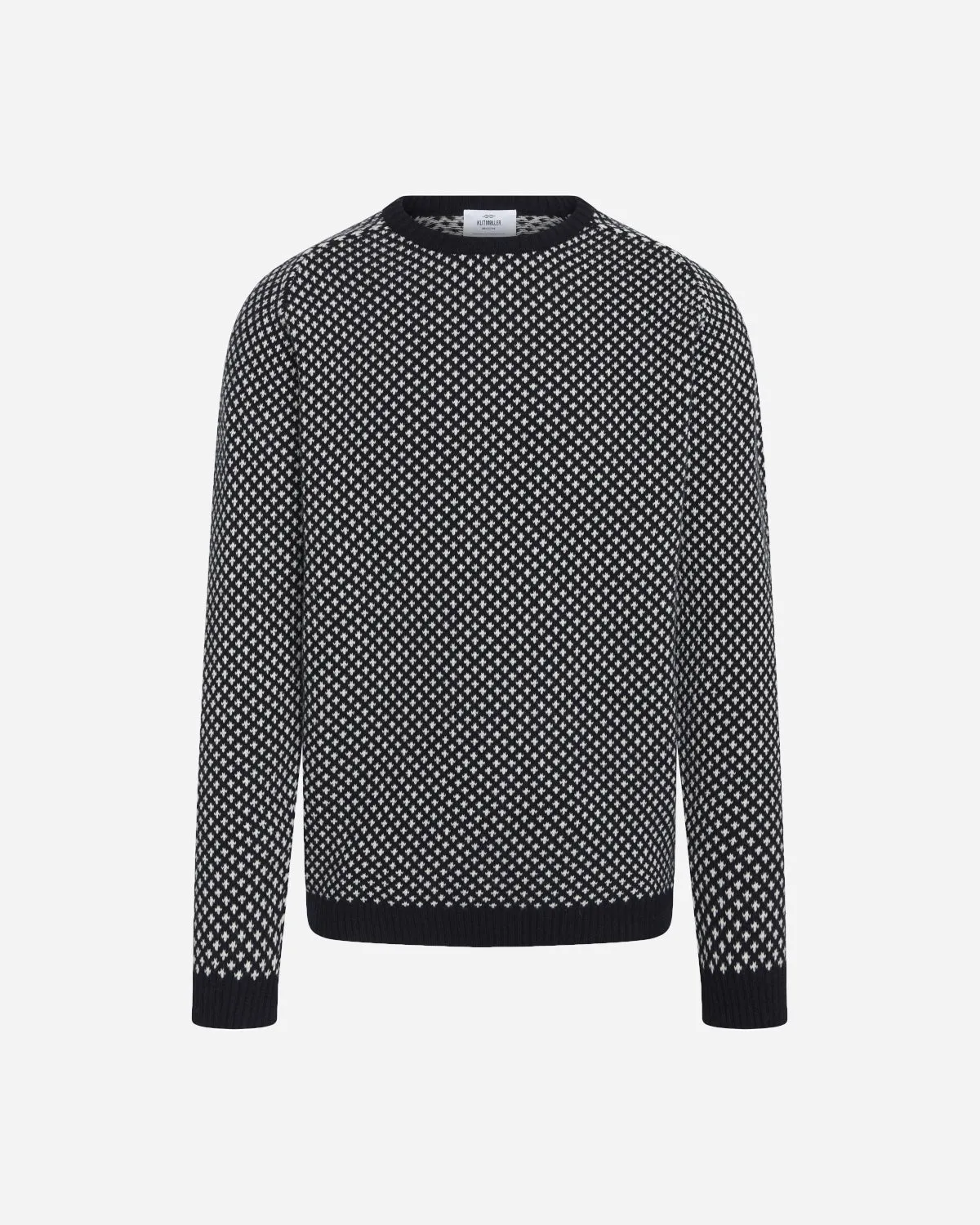 Rene Knit - Navy/Cream