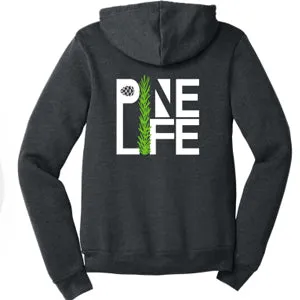 Restocked! Unisex Fleece Full-Zip - Dark Heather Grey