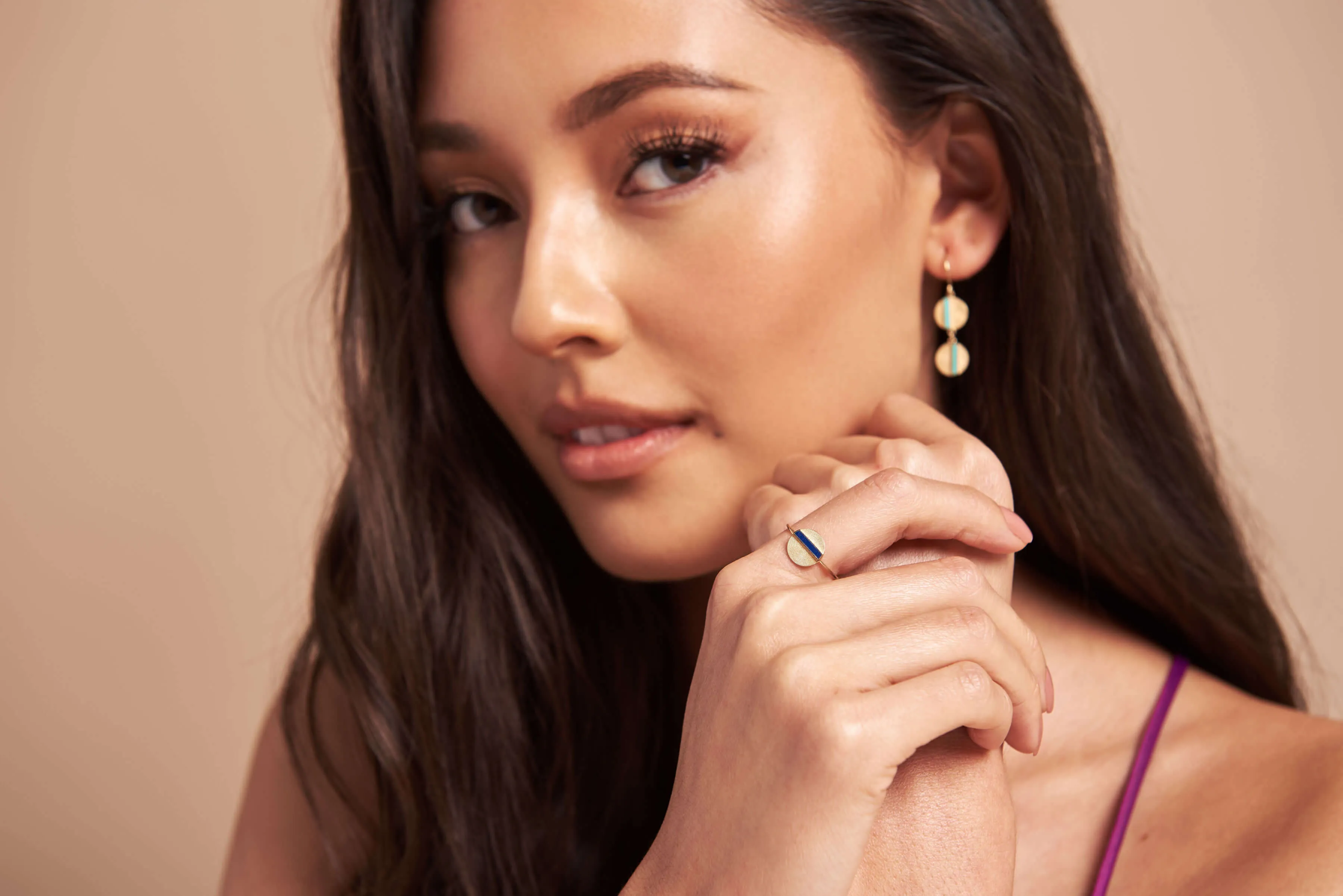Retro Circle Ring