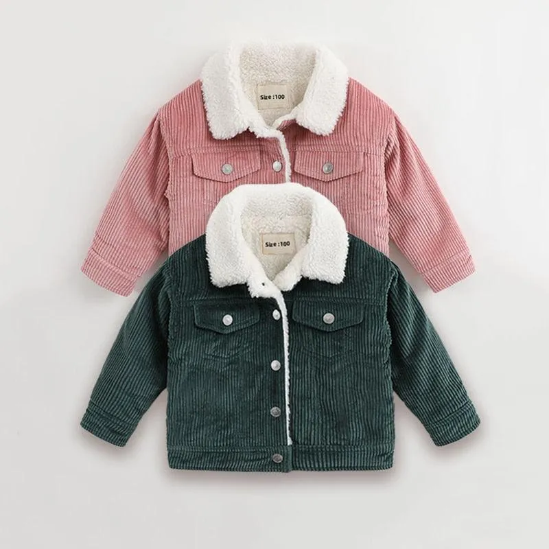 Retro Corduroy Collar Jacket