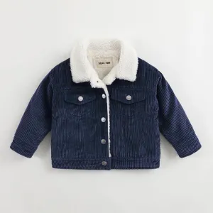 Retro Corduroy Collar Jacket