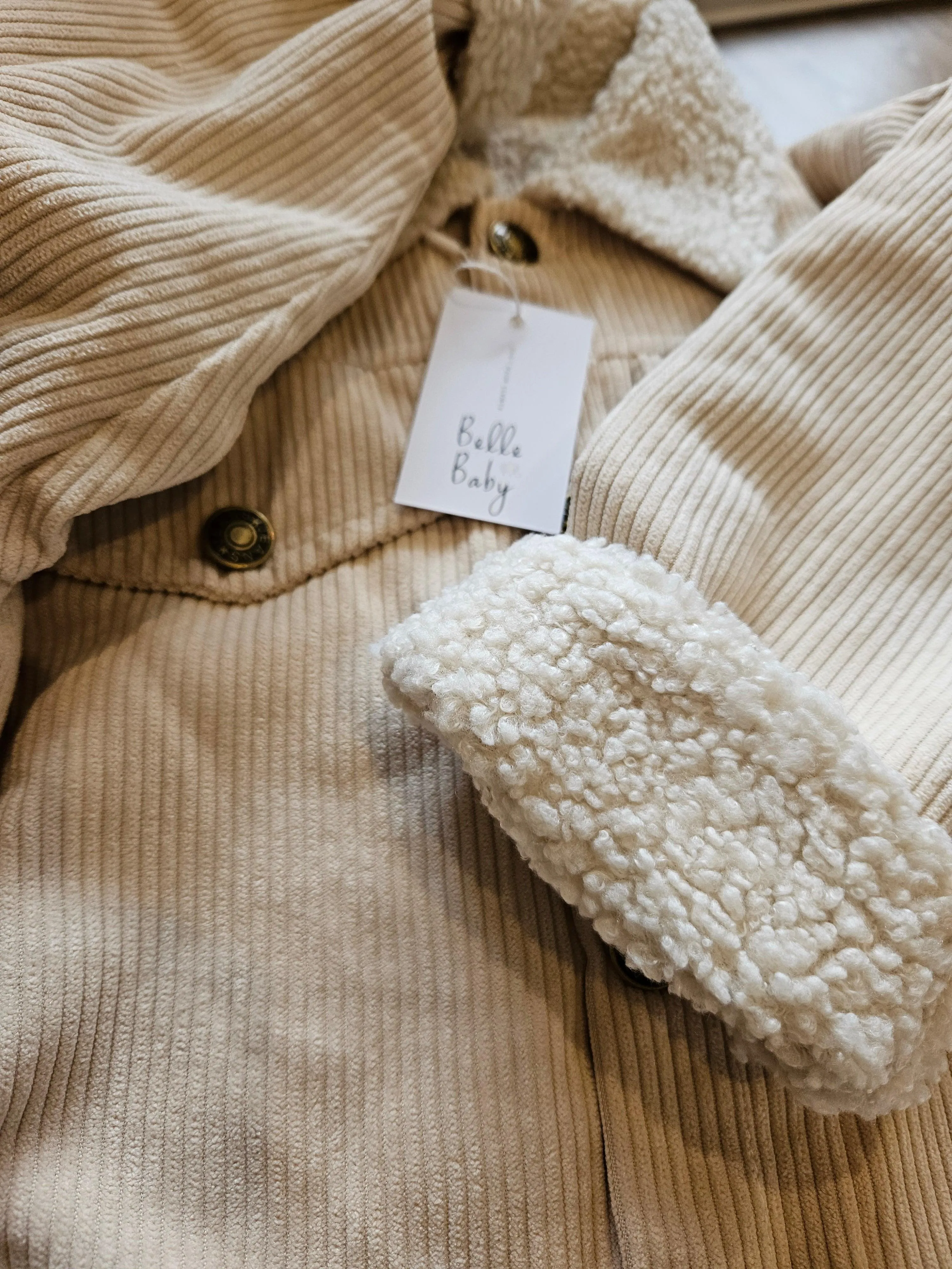 Retro Corduroy Collar Jacket