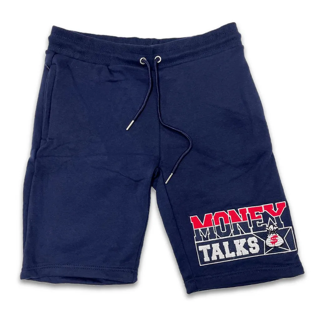 Retro Label Money Talks Shorts (4th of July)
