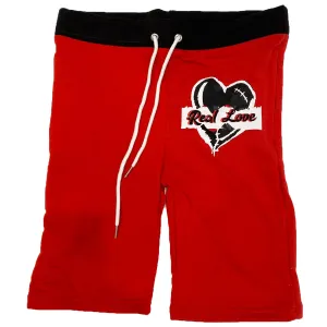 Retro Label Real Love Shorts (Retro 14 Red)