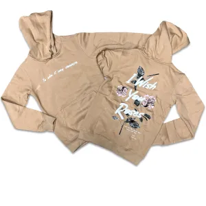RETRO LABEL Wish you Roses HOODIE (RETRO 2 LOW SEERSUCKER)