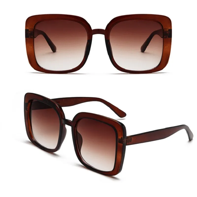 Retro Large Frame Sunglasses