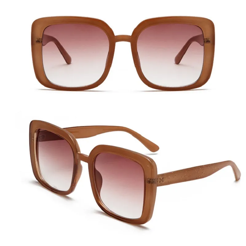 Retro Large Frame Sunglasses