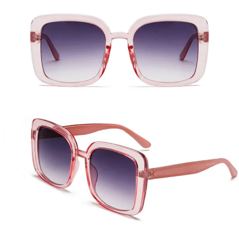 Retro Large Frame Sunglasses