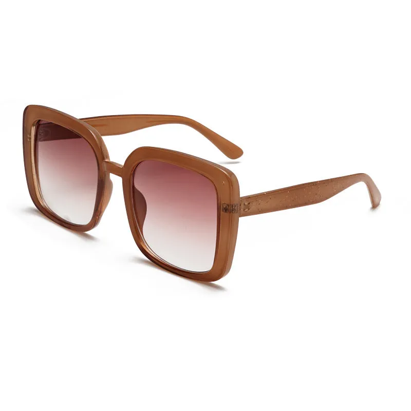 Retro Large Frame Sunglasses