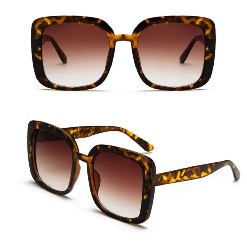 Retro Large Frame Sunglasses